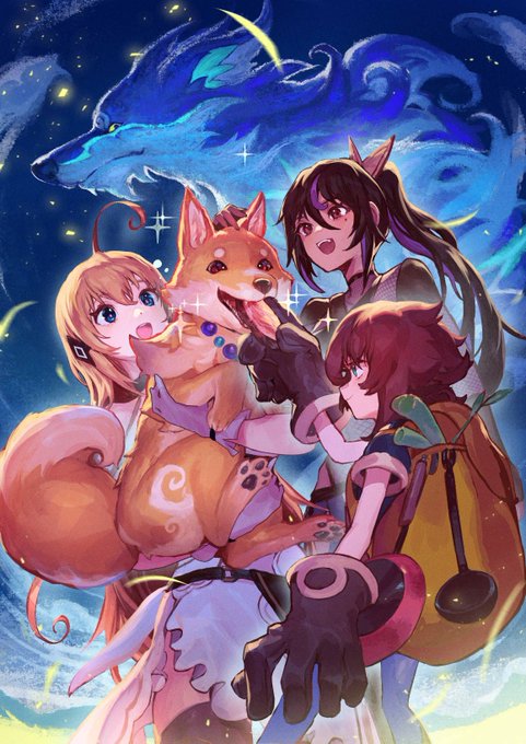 【WORK】
本日!HJノベルス様より発売の「フェンリルに転生したはずがどう見ても柴犬」第1巻のイラストを担当させて頂きました!
タロウの柴犬の姿、フェンリルの姿ふくめいっぱいモフモフ描きました!
是非是非よろしくお願いいたします🐕🐕🐕
https://t.co/xeCkdB5TXC 