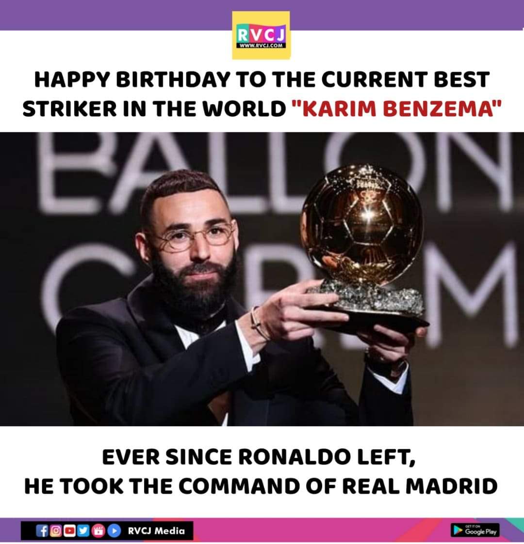 Happy Birthday Karim Benzema!   