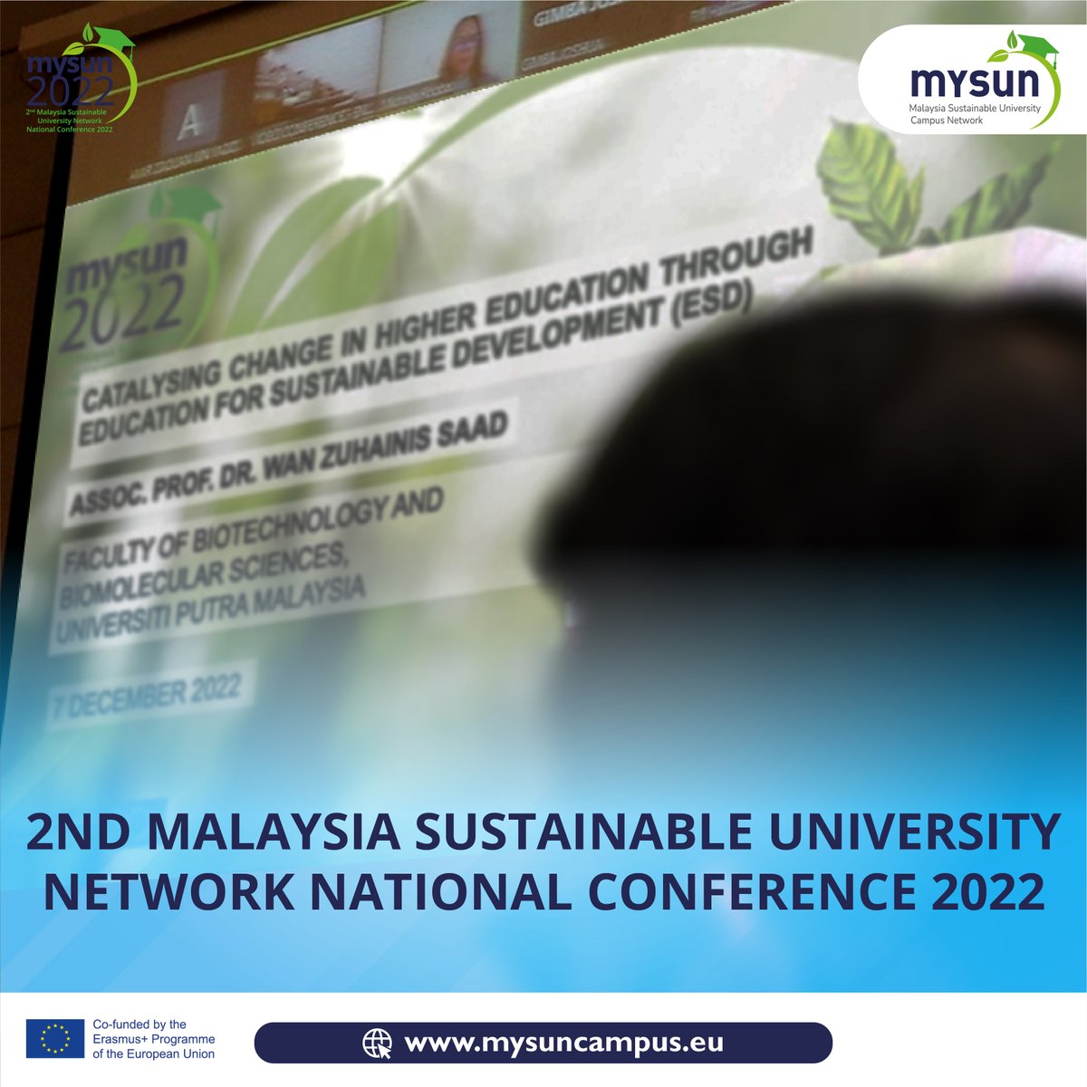 mysuncampus's tweet photo. DAY 2: 2nd Malaysia Sustainable University Network National Conference 2022

Keynote #4 (Online) https://t.co/60Dwfp2yKF