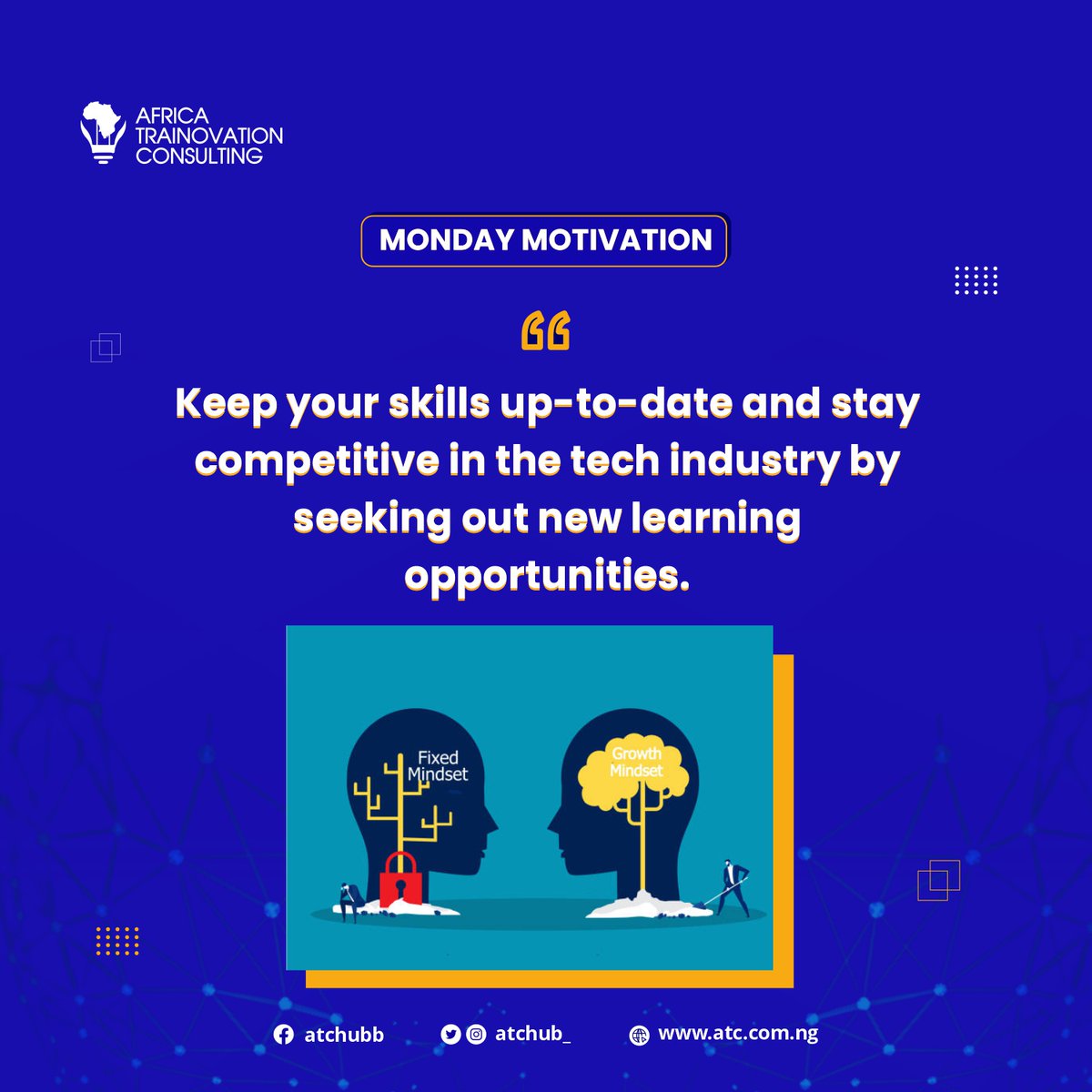 atchub_'s tweet photo. It is a New week, Our Promo has started already, Join the tech revolution and save with our limited-time promo!
#ATCHUB
#motivationalquote #techknowledge
#itlearning #digitallearning #sofwaredeveloper
#abeokuta #frotend #backend #fullstack
#python #django #html
#digital #Tech #IT https://t.co/i5a6mj69WB