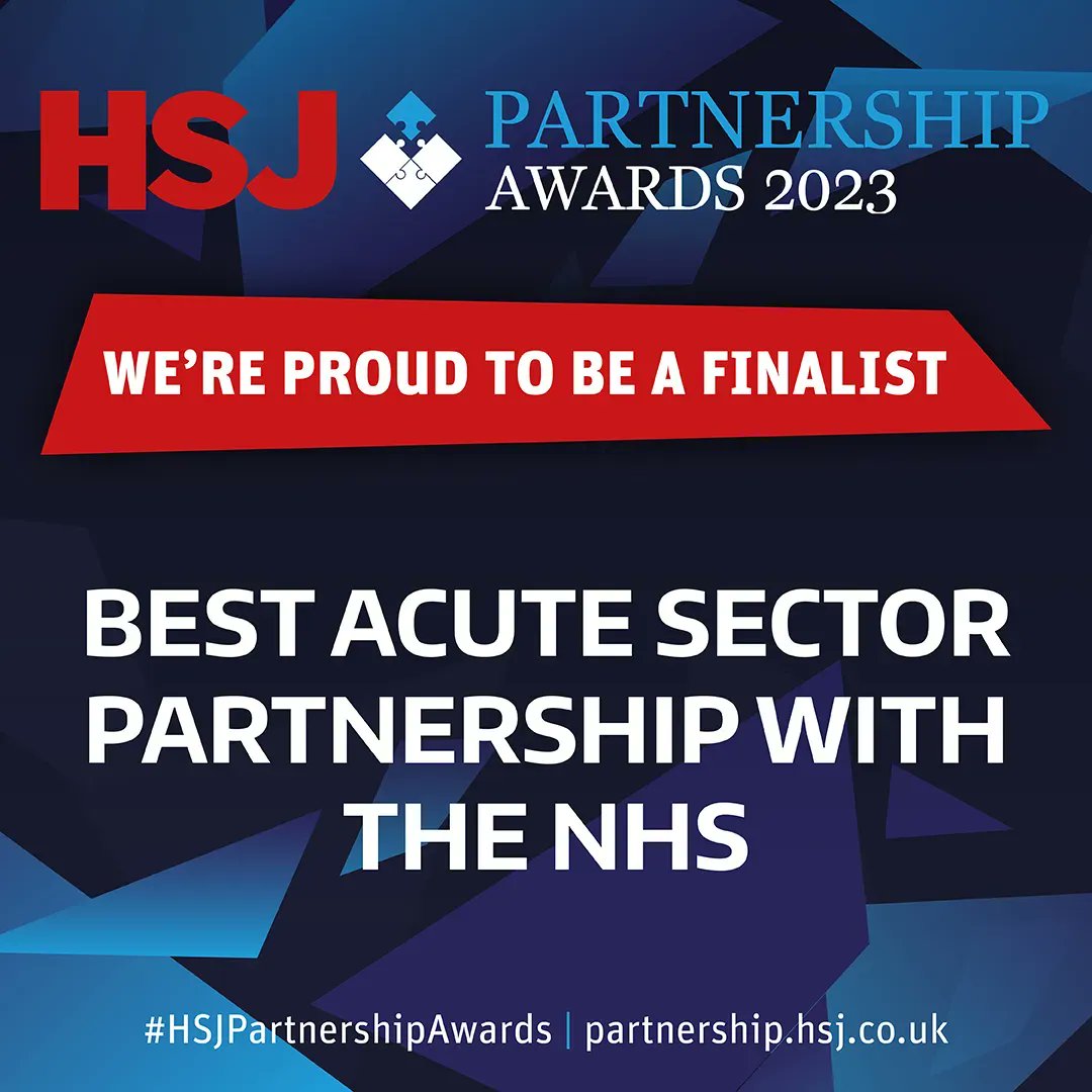 Exciting news for #TeamNorthMid @NorthMidNHS, finalist for the #HSJPartnershipAwards, Best Acute Sector Partnership category🌟  Our #partnership aims to achieve #transparency &amp; #collaboration facilitated by #technology to improve service delivery <a href="/WeAreNorthMid/">We Are North Mid OD</a> <a href="/hsjpartnership/">HSJ Partnership Awards - INACTIVE ACCOUNT</a>