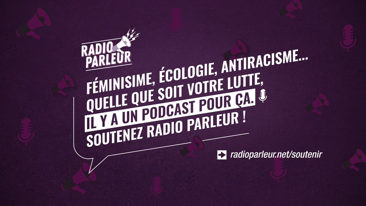 🔴 LA LUTTE POUR LES DROITS LGBTQIA+ : IL Y A UN PODCAST POUR ÇA

Avec plus de 500 podcasts produits en 6 ans, on a forcément un son qui raconte votre lutte. Sans votre soutien, on ne peut pas continuer ⤵️🧵

Avec vous, on continue, plus fort 👉 radioparleur.net/soutenir/