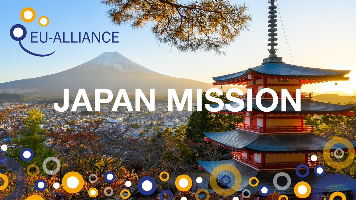 Call for SMEs selection to the participation to the international #mission to #Japan!

The main #goal of the mission is to support #SMEs in networking activities.
 EU-ALLIANCE will select SMEs based in EU.

For more details visit:
clustercollaboration.eu/community-news…
