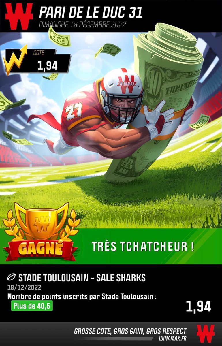 LeducPronos's tweet image. ☀️ Les gains n’attendent pas ! 

✅ Rejoignez le groupe du Duc et encaissez même le dimanche
#TeamParieurs #TeamParieur