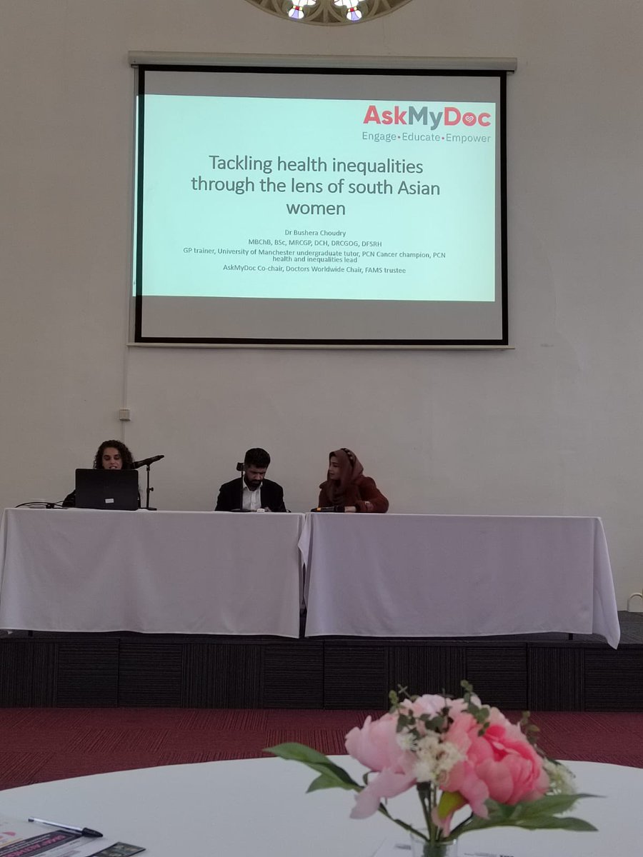 Our co-chair Dr <a href="/BusheraChoudry/">Bushera Choudry</a> delivered a fantastic keynote presentation recently at the BMHC on health inequalities through the lens of South Asian women drawing upon her own experiences. Inspiring, passionate and motivational as always...