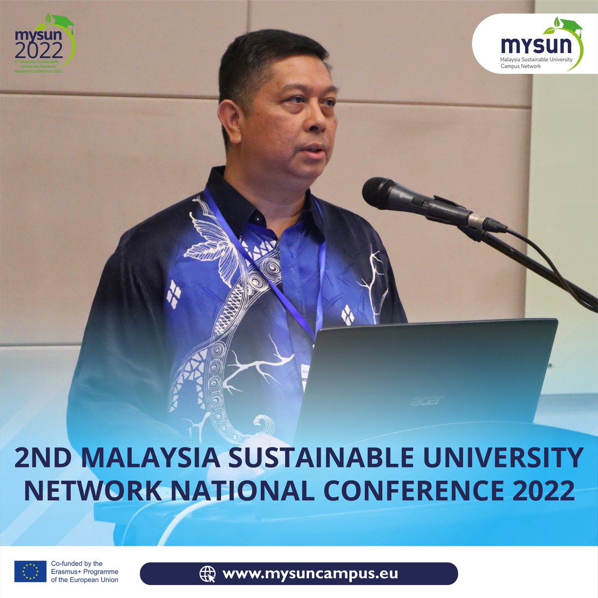 DAY 2: 2nd Malaysia Sustainable University Network National Conference 2022

MYSUN White Paper Presentation (Hybrid)

#mysun2022 #MYSUNcampus #ErasmusPlusCBHE #ErasmusPlus #SustainableCampus