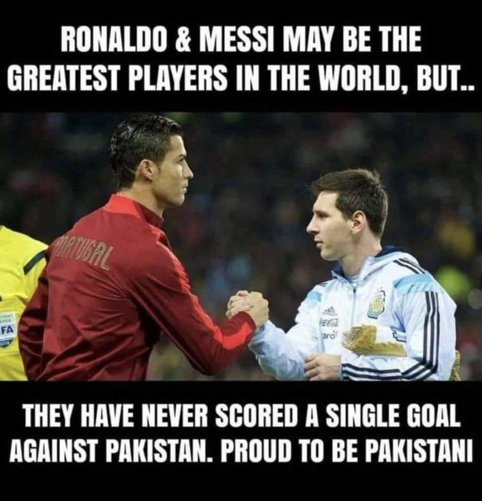 CA_t0_be's tweet photo. Proud pakistani 🇵🇰😂

#FIFAWorldCup #Messi #ArgentinaVsFrance https://t.co/NFBVPSpt76