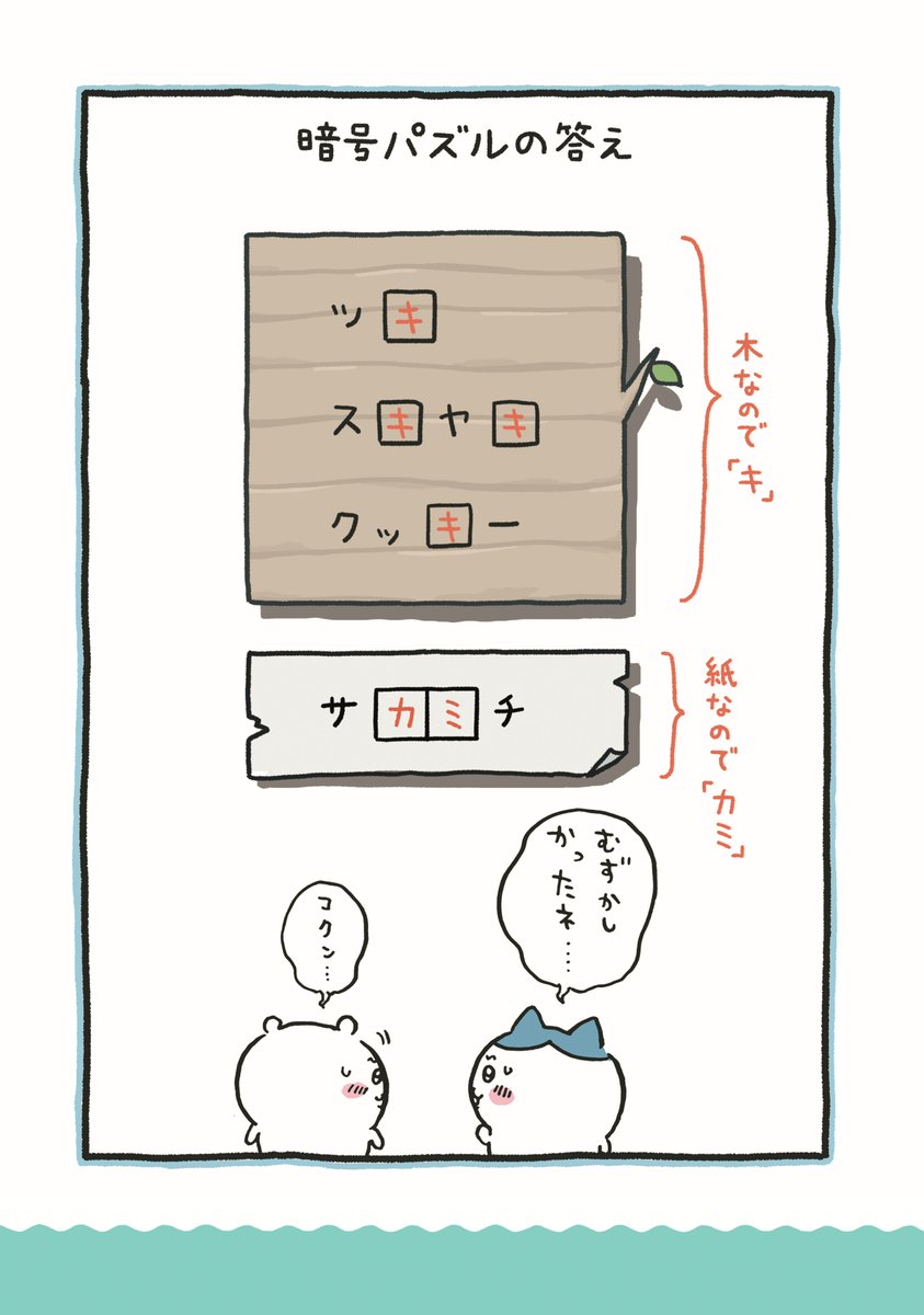 少しずるい問題です…

ヒントと答え 