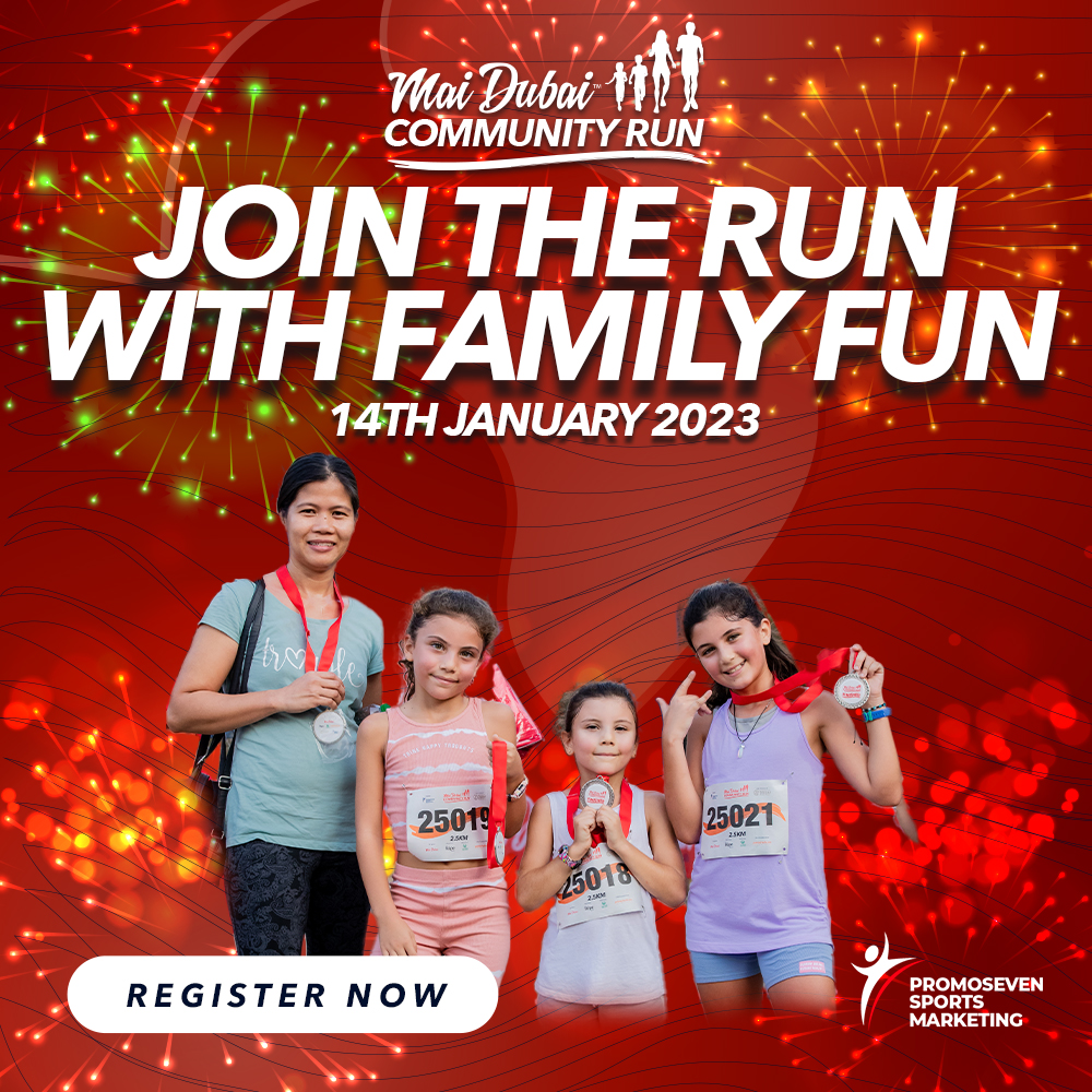 Who's ready for a new year and a new run? 😍 The 3rd series of the Mai Dubai Community Run is coming near!

14th January | The Ripe Market

Register now before it's too late! 👀 Link in bio!