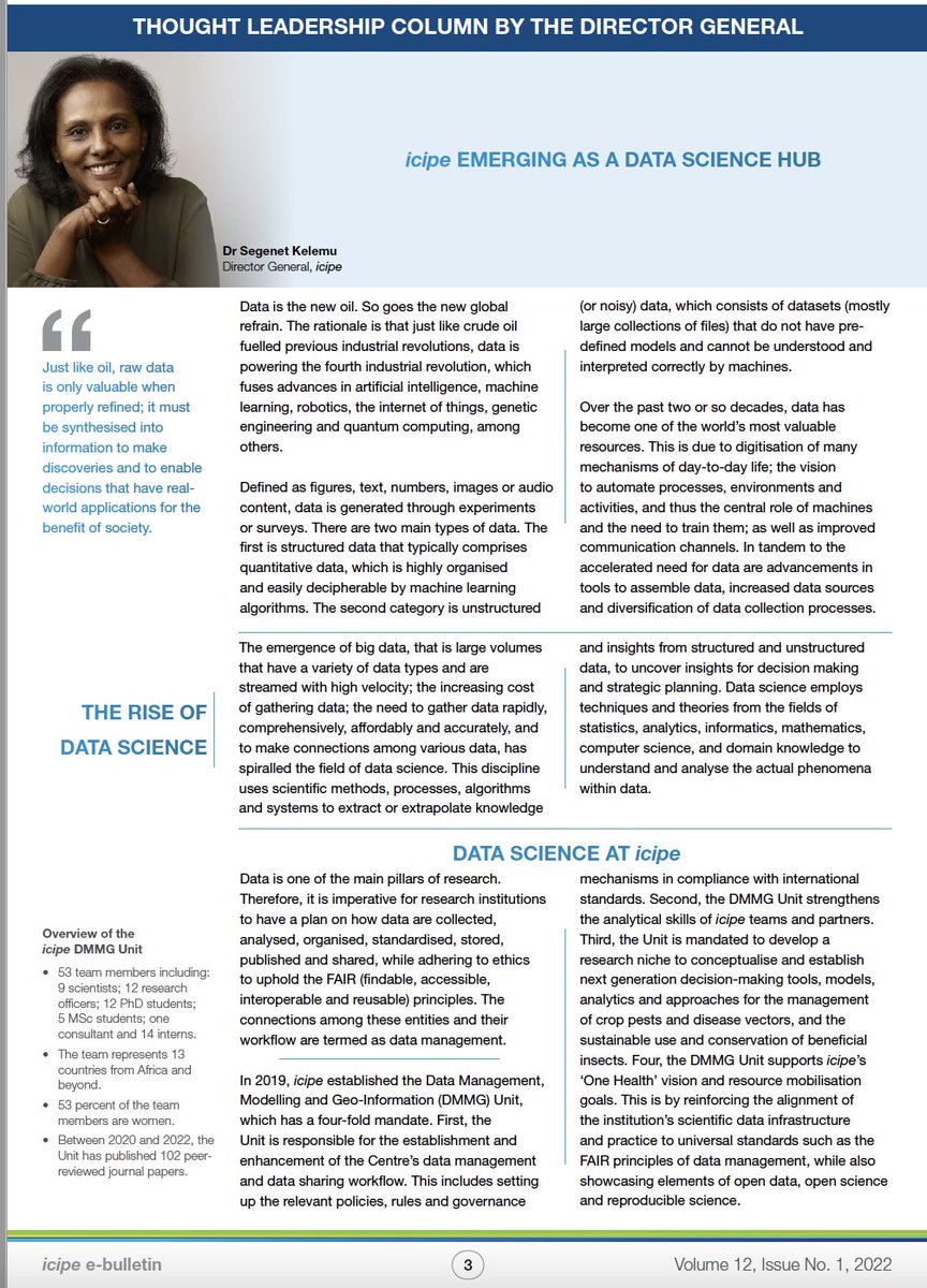 LizNNganga's tweet photo. With increasing importance of #data @icipe has emerged as a #DataScience hub. Read more in our latest newsletter https://t.co/8JeqGazPkQ
@gatesfoundation @H3ABioNet @noradno @NIBIO_no @FAOLocust @open_phil @MastercardFdn @SciDevNetSSA @ResearchAfrica https://t.co/icPQHHdbB3