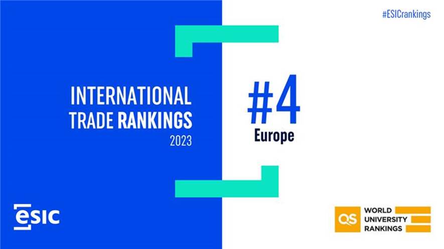 Fllano's tweet photo. ¡ESIC sigue sumando éxitos! 

Hemos sido clasificados por @worlduniranking en su primera edición del Ranking de Comercio Internacional. Nuestro Máster en Negocios de Comercio Internacional ha sido reconocido entre los top5 de Europa y el #1 de España.

https://t.co/gBanQxLNqS https://t.co/UcmvZBCVeA