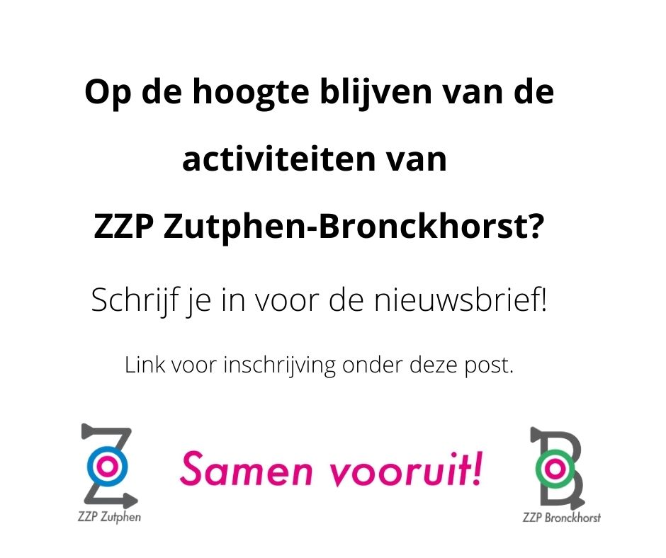 Binnenkort verschijnt er weer een nieuwsbrief!
Ook op de hoogte blijven van ondernemersnieuws van onze leden? Schrijf je nu in via deze link: laposta.nl/f/ssqhfd5dhwo4
#zzp #netwerk #platform #ondernemers #zelfstandigprofessionals #nieuwsbrief #zzpzutphen #zzpbronckhorst