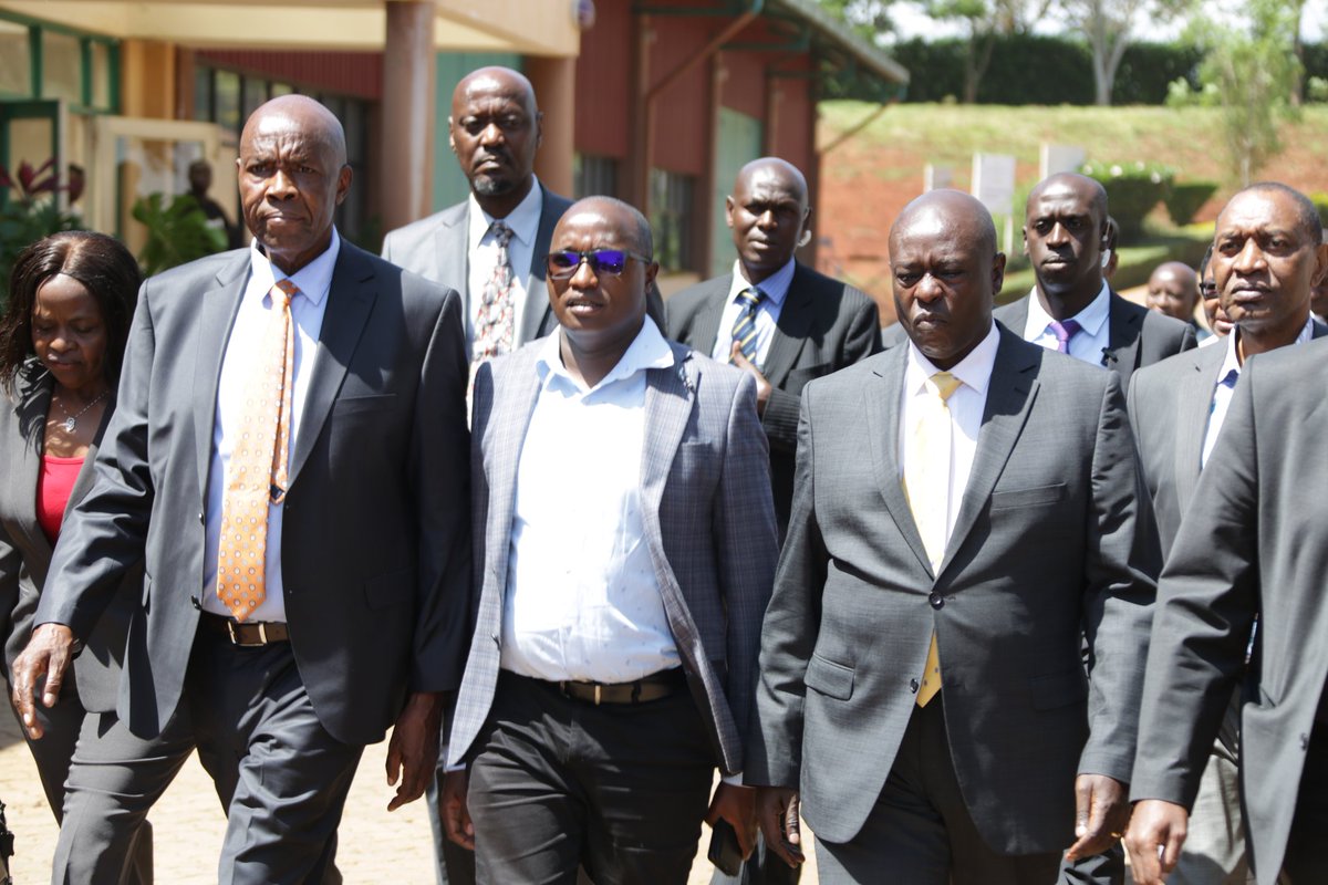 EduMinKenya's tweet photo. EDUCATION Cabinet Secretary Ezekiel Machogu today joined Deputy President Rigathi Gachagua for the commissioning of Machine building division and the launch of Ol' Borana of Semiconductor Technologies Limited at Dedan Kimathi University in Nyeri County
#EducationReforms https://t.co/DWWKkS6lqP