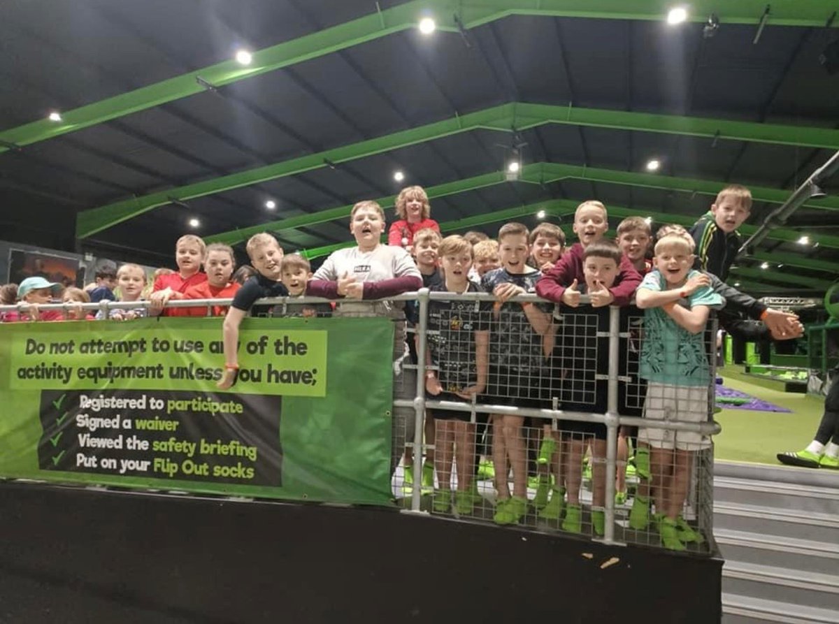ExeterAthletic1's tweet photo. Christmas social for U11s at Flip Out Somerset - lots of fun and team bonding.
#exeterathleticrfc #devonrfu #englandrugby #grassrootsrugby #RugbyFamily #devonrugby https://t.co/fJ6YItyAkY