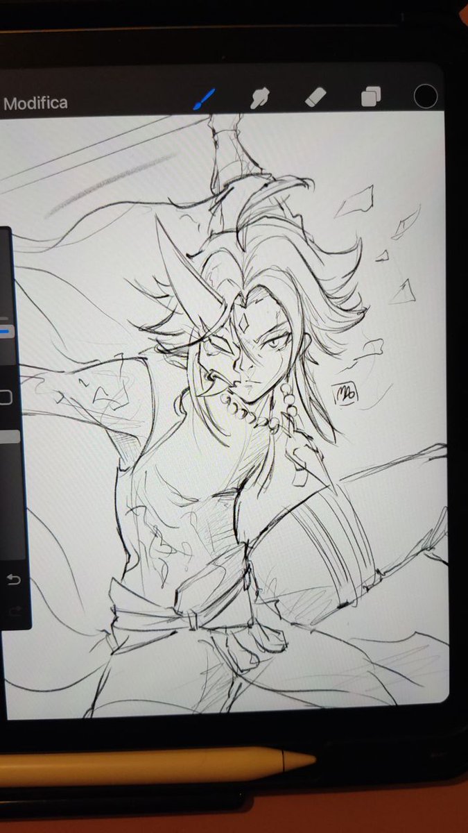 #xiao #GenshinImpact #anemoboy #wip quick sketch from yesterday