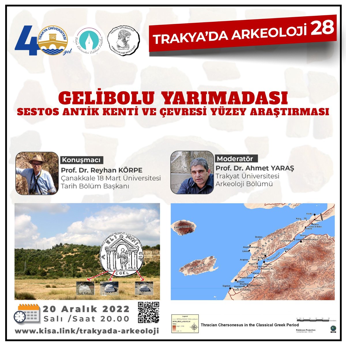 Trakya'da Arkeoloji 28: Gelibolu Yarımadası Sestos Antik Kenti ve Çevresi Yüzey Araştırması 
lk.tc/trakyada-arkeo…
<a href="/trakya_univ/">Trakya Üniversitesi</a>
#trakya #arkeoloji