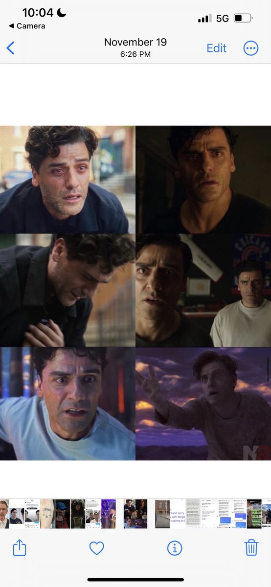donaldmowat's tweet photo. FYC. Moonknight Contemporary make-up limited in a television series @local706 @Local_706 @moonknight thank you #oscarisaac #teammoonknight https://t.co/MKfynnTCRr