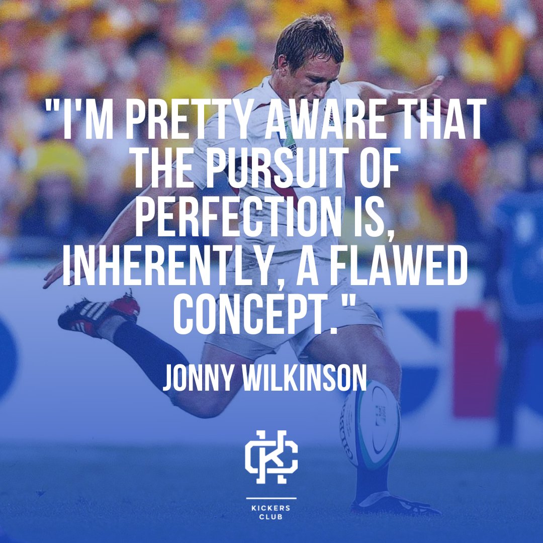 👊 Start your week right with #motivationmonday 👊 Here's a quote from Jonny Wilkinson for this week.  Let us know if you are kicking this week? ⬇️