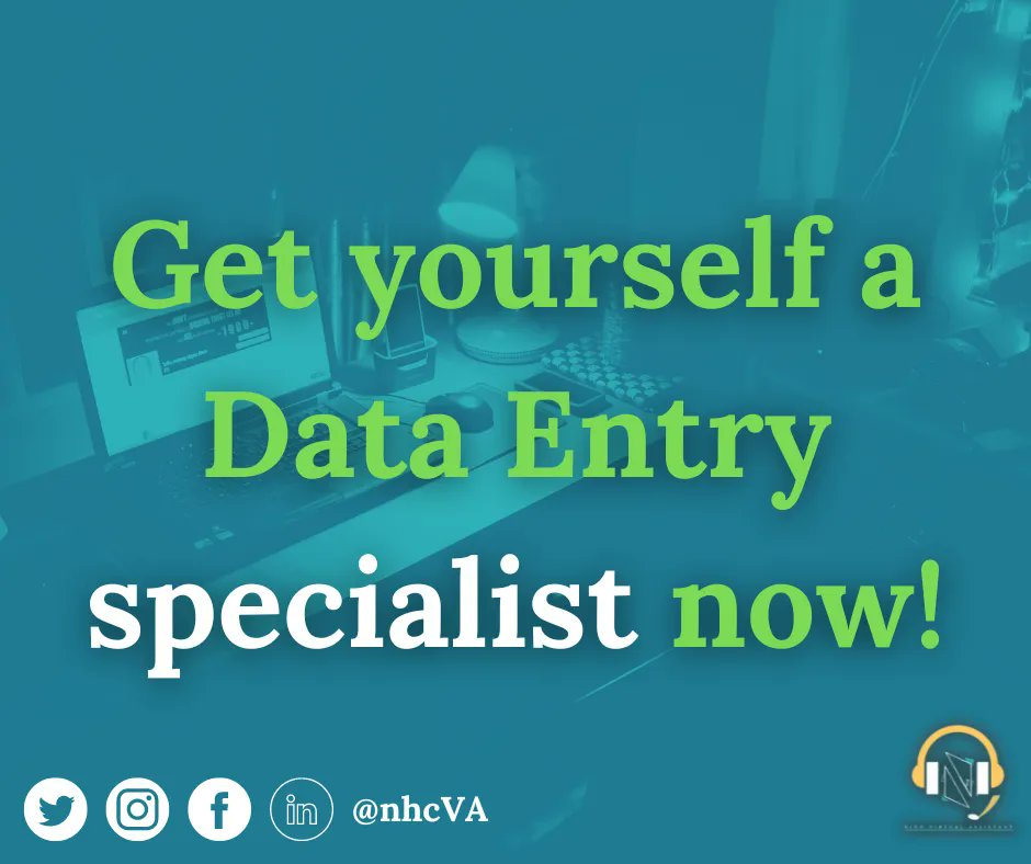 ChristianHegie's tweet photo. Let the professionals handle this tiresome chore so you and your staff can concentrate more on your area of expertise. ππ
Are you looking for a reliable data entry service provider? Hire me now!
#GVACatarman #ChrisService #dataentry #datamining #socialmediamanagement https://t.co/CMqOe3DBjI