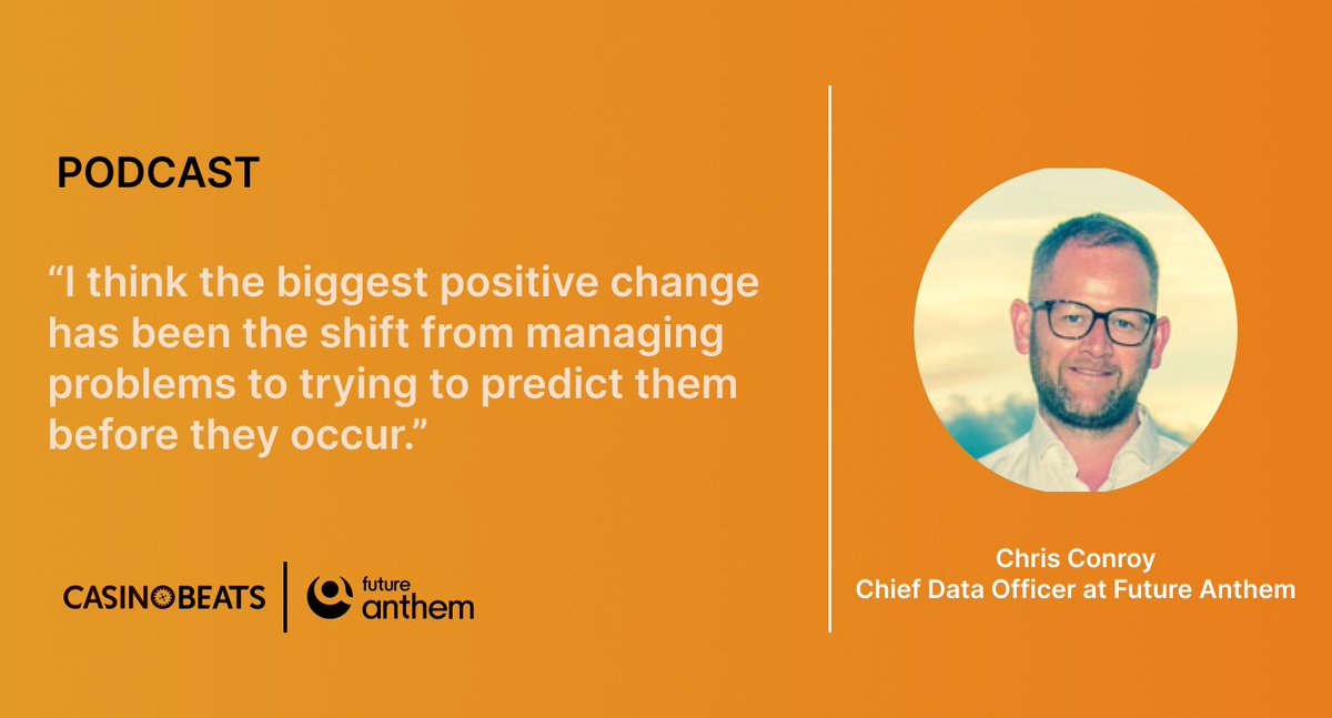 futureanthem's tweet image. 🎰 Supporting your players in real-time is no longer a goal; it&apos;s a must-have.
 
🎧Listen to our CDO, Christopher Conroy, to learn why everyone is rushing to Real-Time.

👉Learn more: hubs.la/Q01w5G860

 #GameDataScience #AI #OnlineGambling #Podcast #CasinoBeats