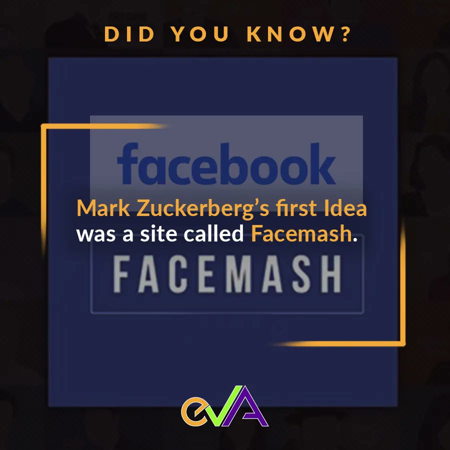 eVAoutsourcing's tweet photo. FaceMash is a website for ranking the attractiveness of other Harvard students, and https://t.co/fQZuAvJvaZ is an online social networking platform.

#eVAOutsourcing #outsourcing #outsource #virtualassistants https://t.co/8gX7LM04QN