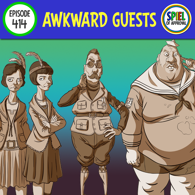thespiel's tweet photo. The latest winner of The Spiel of Approval Award is... Awkward Guests!
Mr Walton was killed in his study. With a few leads, you must piece together the crime by asking questions and sharing information.
Congrats designer Ron Gonzalo Garcia @Megacorpin!
https://t.co/NqT2l7tbnu https://t.co/Rx6JxQZt6P