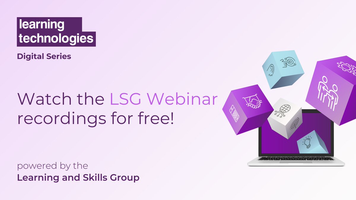 👨‍💻 Enjoying our #LSGwebinar series? 👩‍💻

We've seen everything from how to build learning cultures to a live demo of a #VirtualReality training program. The webinars will continue in January, but for now watch them anytime, anywhere!

Explore the archive 👉 ow.ly/sLOL50M377T