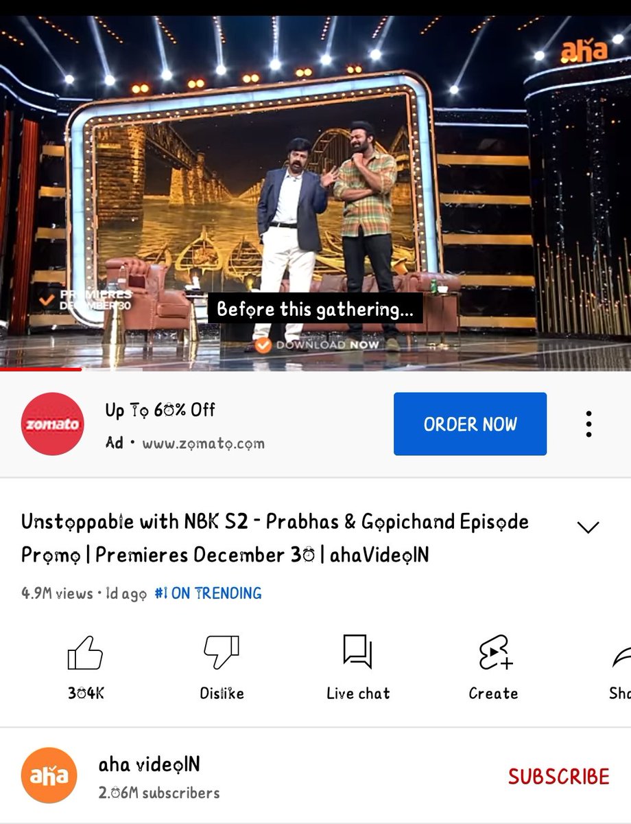 mmmkshiva1's tweet photo. Just you can see the truth 
#PrabhasOnAHA @boxofficeindia https://t.co/zAInsjklVt