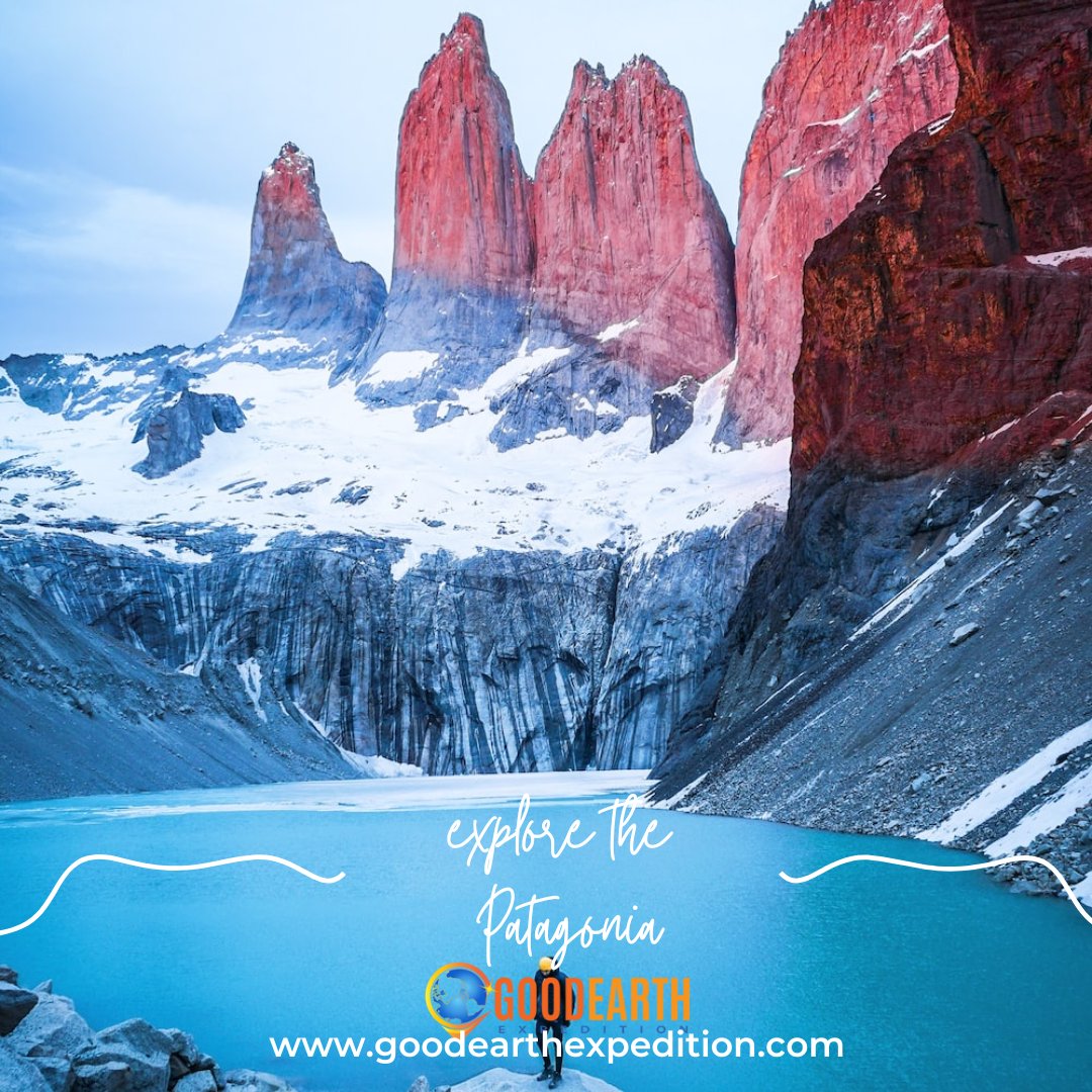 "The Andes Mountain range towers over snow-capped glaciers in Patagonia, a rugged and wild land. 

To know more visit us at goodearthexpedition.com/destinations/p…"

#travel #Goodearthexpedition #earth #planet #adventures #travellingb #guide #beautifulplaces #destinations #tours #toursandtravels