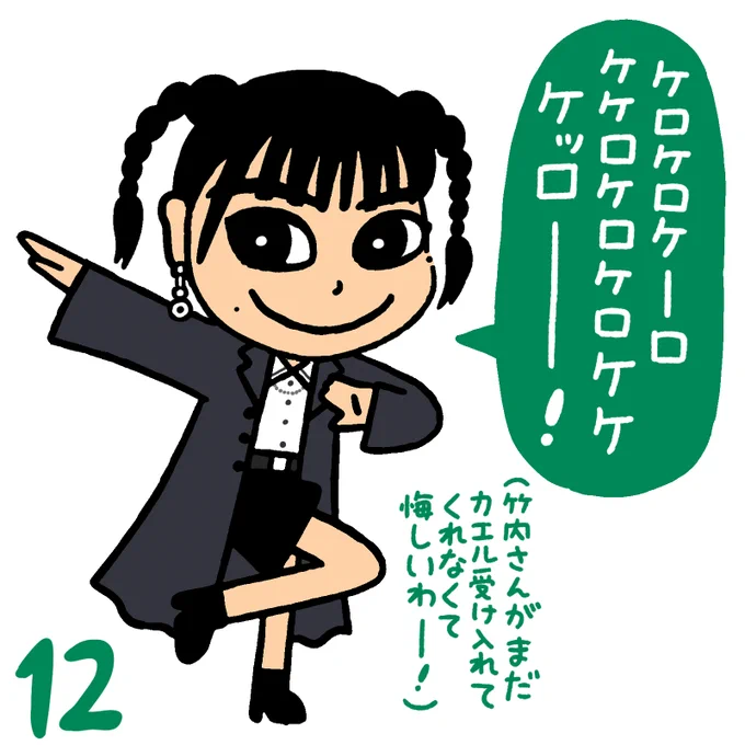 ケロンヌ #angerme #ハロプロイラストカウントダウン2022 