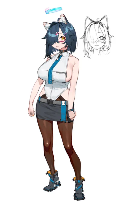 WIP3D練習用キャラクターデザイン 