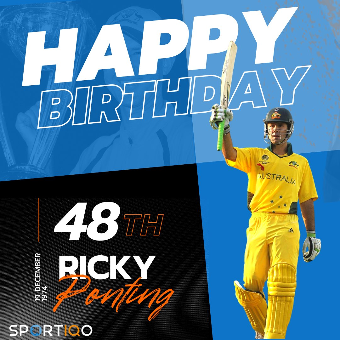 Happy Birthday, Ricky Ponting!   