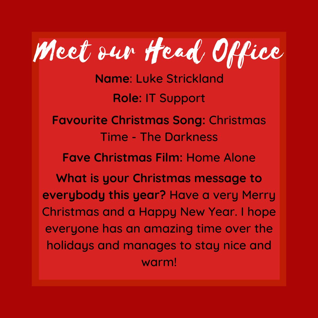 _CCHousing's tweet photo. 🎁🎄 ✨ CCHM Advent Calendar - Day 19 ✨ 🎄 🎁

Meet our Head Office! This is Luke and he is CCHM's IT Support. Luke is on everybody's speed dial, and he is always on hand to troubleshoot and resolve any IT issues we may face daily!

#CCHM #CreatingChange #CCHMAdvent #Christmas https://t.co/Se7jJbPFm1