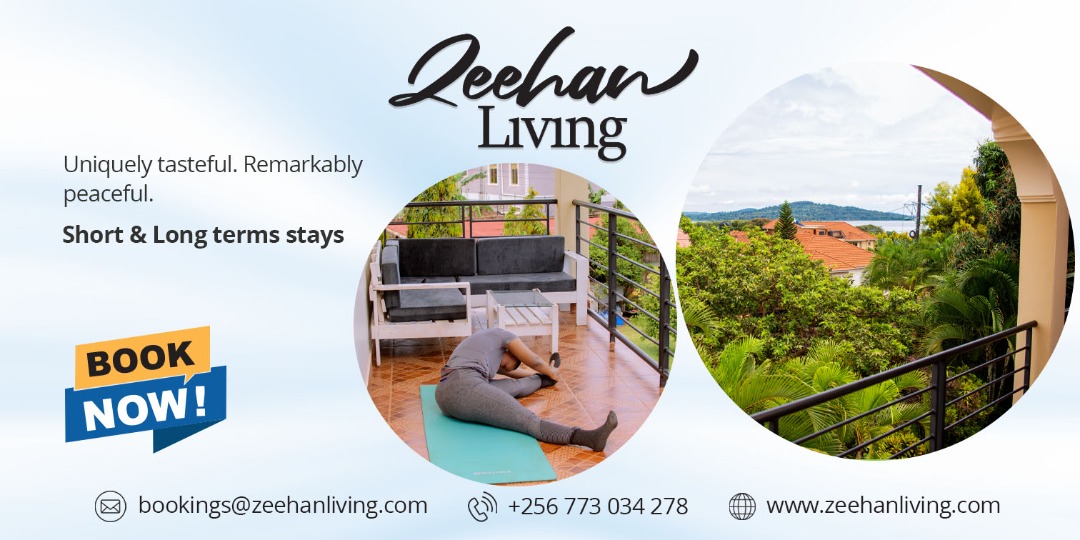 zeehan_living's tweet photo. Peaceful and Serene staycations! ๐๐ด
Make your bookings with Zeehan Living via:
๐ +256 - 773 034 278
๐ง bookings@zeehanliving.com
๐ https://t.co/eySWhj1zpa
#ZeehanLiving #Staycation #Baecation #pearlofafrica #lakeviewhome #happyholidays #december2022 #FIFAWorldCup https://t.co/nSVr3STr8b