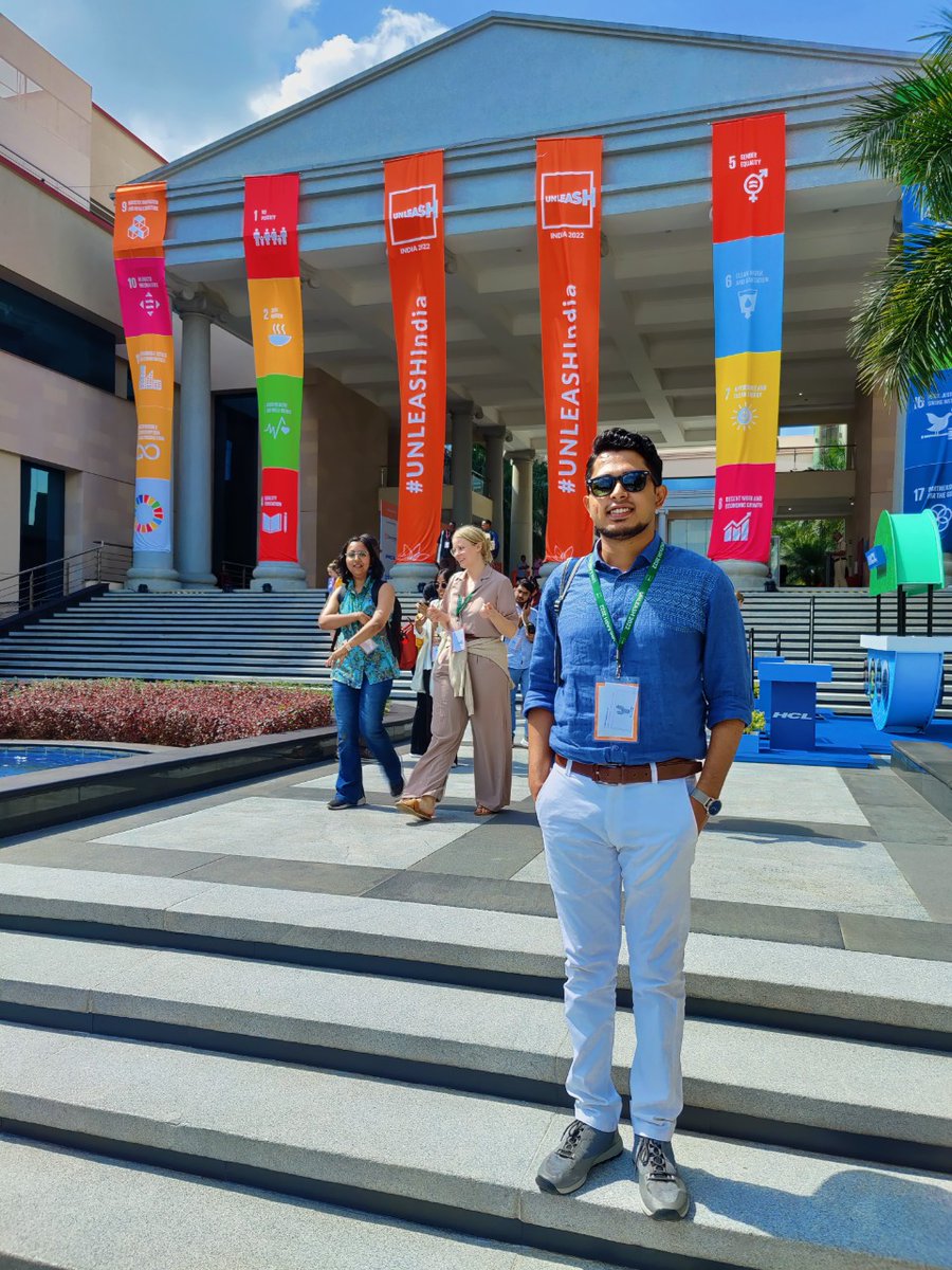 fhrishal's tweet photo. 1000 talents and around 200 facilitators+ experts from 100+ countries gathered around at the historical Mysore City of Karnataka for UNLEASH Innovation Lab India 2022. Glad to be a part of it! Our team provided a solution on SDG 13 track - Urban Waste #UNLEASHIndia #UNLEASH2022 https://t.co/3uDdBnSHei