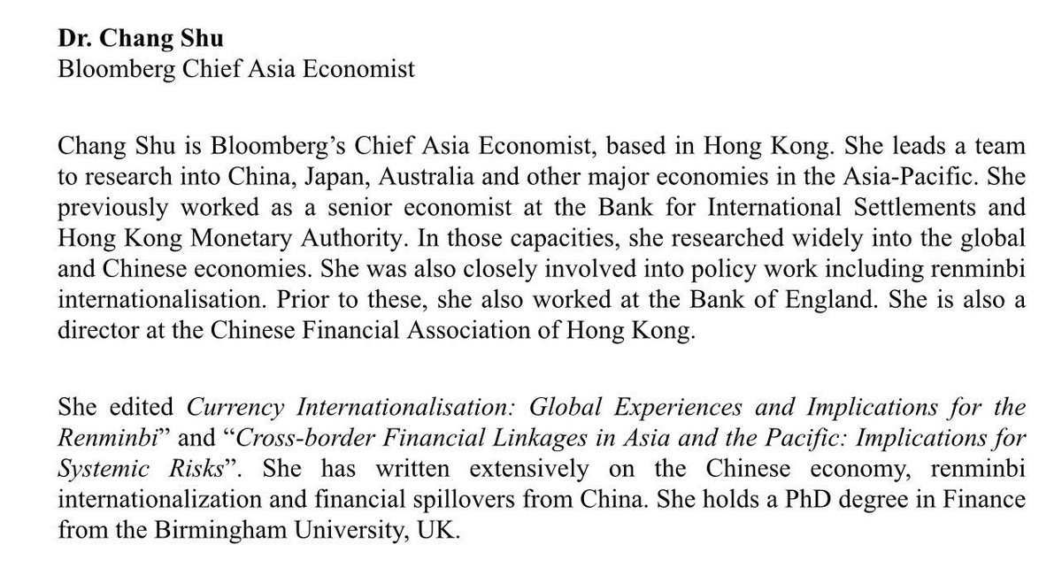 Christmas gift 🎄🎅🎁 from HECEA！Lunchtime Talk from Dr. Chang Shu, Chief Asia Economist, Bloomberg, at 12pm, this Thursday. Don’t miss it! All are welcome!