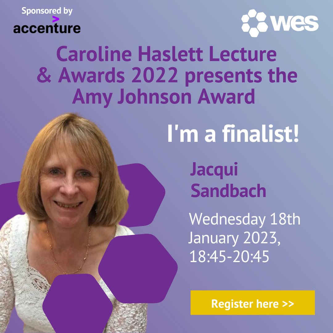 WES1919's tweet photo. Introducing the first of our 2022 #AmyJohnsonAward finalists, Jacqui Sandbach! 🎉
See her at the #CarolineHaslettLecture and #WESAwards on 18th January 2023
Time: 18:45-20:45
Venue: @GeolSoc
Register: https://t.co/gws0bCJTWn https://t.co/fe9PQNLaqC