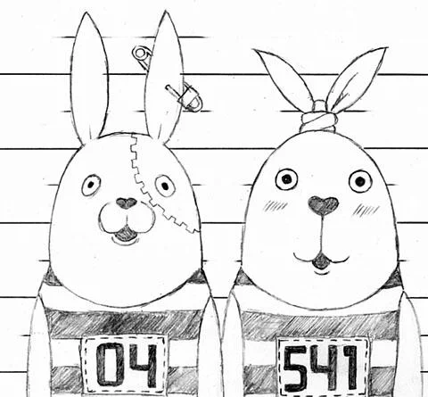 兎年の年賀イラスト「ウサビッチ」という手もあるじゃないかと思ったけど、このご時世にロシア系は問題アリアリか?🤔 
