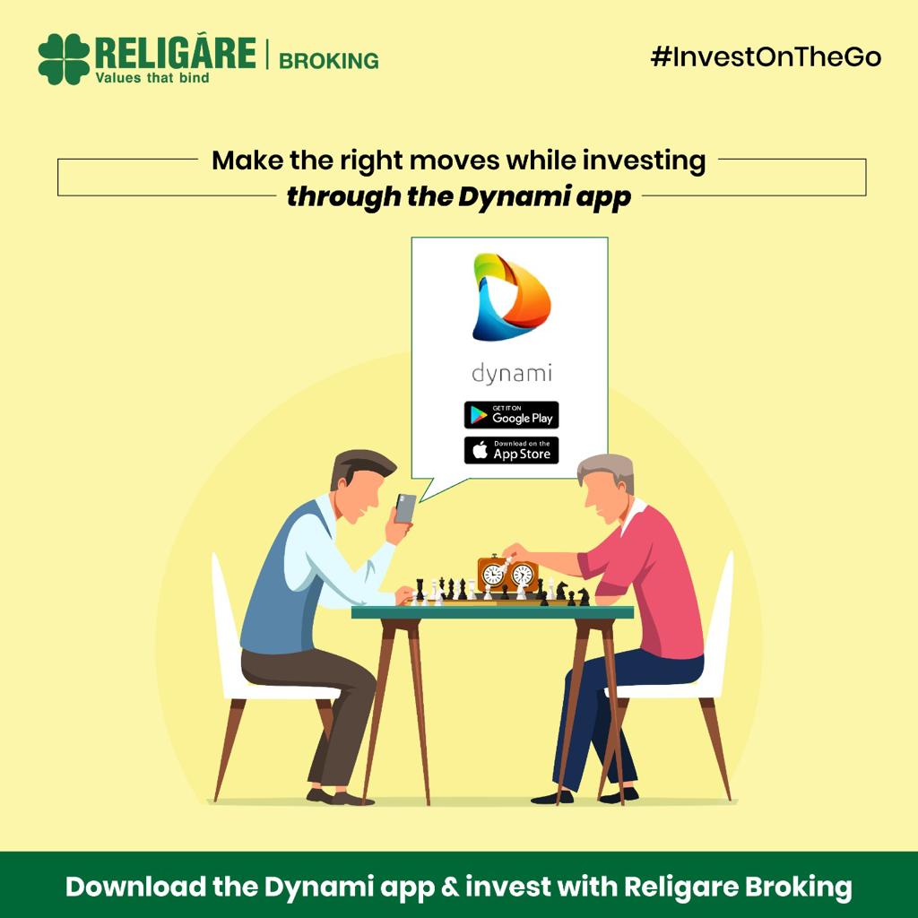religareonline's tweet photo. "A well-thought decision helps you invest smartly. With the Dynami app, you can make the right moves and achieve your investment goals.

Download the Dynami app now!

https://t.co/0h8jR0M7fD

#InvestOnTheGo #Investment #Dynami #Stocks #ReligareBroking https://t.co/bBVaN8wlJE