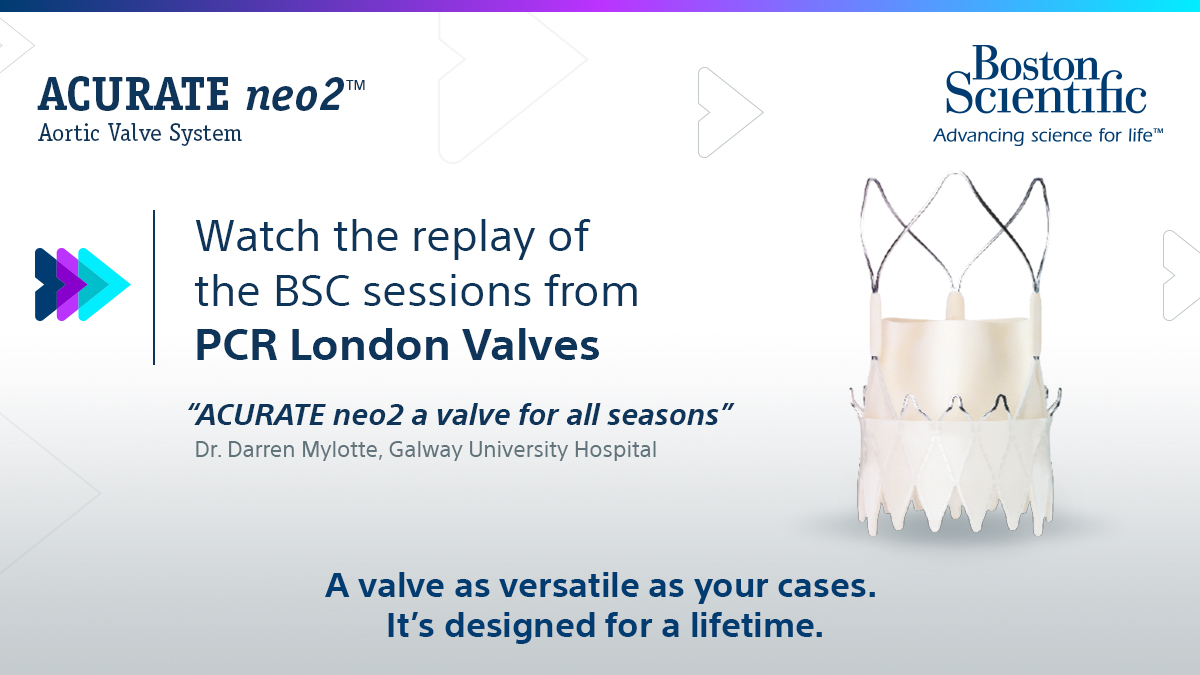 Discover why Dr. <a href="/dmylotte/">Darren Mylotte</a> describes the #ACURATENEO2 as “a valve for all seasons”. 
With it’s uniquely designed open-frame and supra-annular leaflets, it’s a valve as versatile as your cases.
Watch the session here: bit.ly/3HRbMtj
#DesignedForALifetime #TAVI