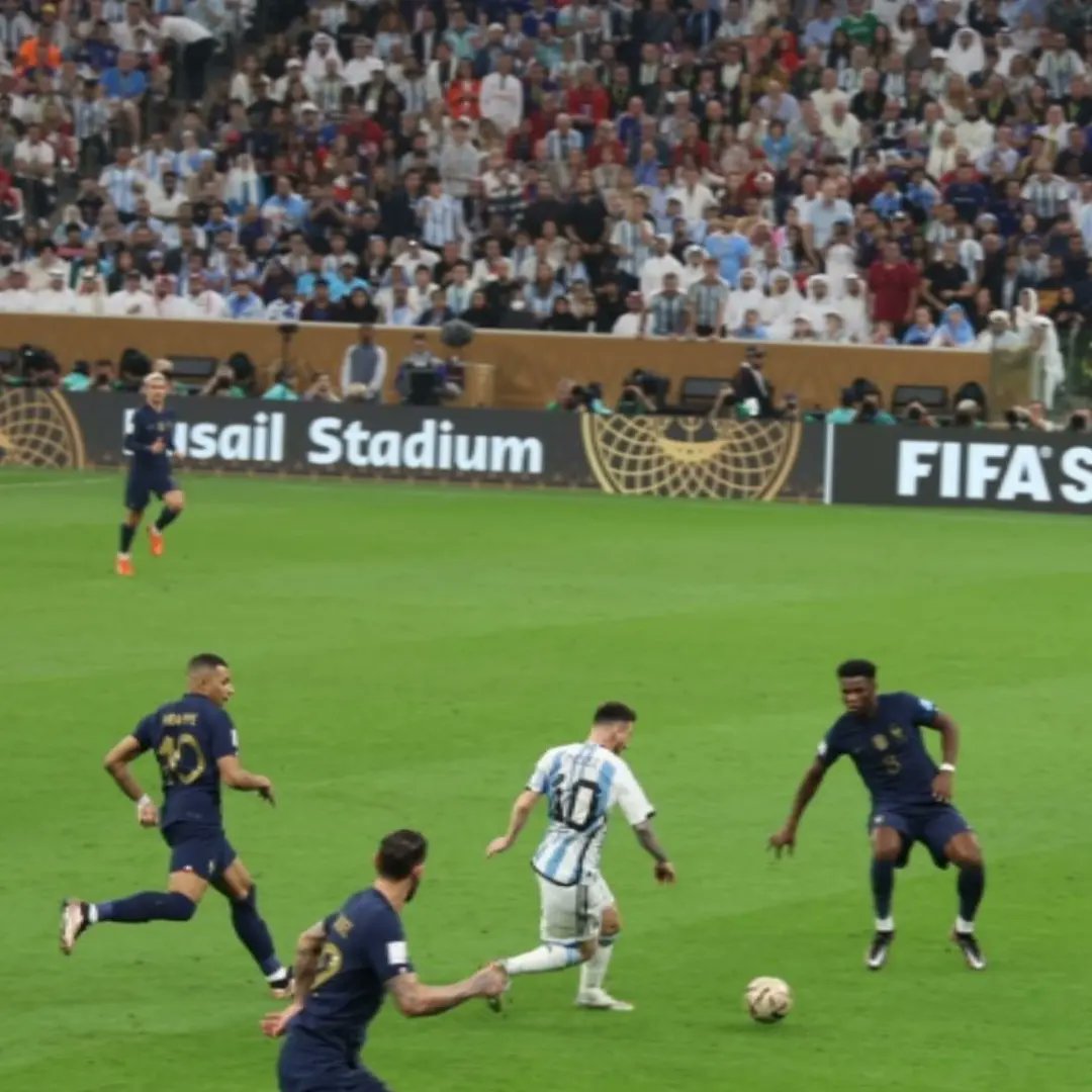 Attending 12 matches of the FIFA World Cup #qatar2022  with the climax &amp; BEST final EVER between #Argentina 🇦🇷 and #France 🇫🇷. I'm still buzzing from an action-packed 3-3 OT + penalties match with such a close view of #Messi𓃵 &amp; #Mbappe Congrats Argentina! Tough luck France.