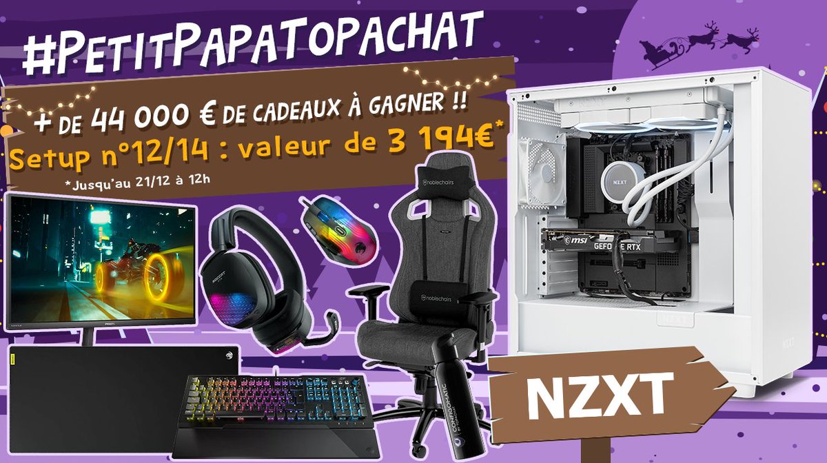 🎁 #26AnsTopAchat (@topachat) on Twitter photo Concours 🎁 #PetitPapaTopAchat 🎄
🔥 + de 44 000 € de cadeaux à gagner ! 🔥
Let's go pour le #Setup12 de 3194 € !
Pour participer
☑ #RT ce tweet
☑ Follow <a href="/TopAchat/">🎁 #26AnsTopAchat</a>
Participe aussi sur TikTok / Discord / Insta / Facebook
➡ topachat.com/p/content/conc…
🍀 TAS le 21/12 à 12h Concours 🎁 #PetitPapaTopAchat 🎄
🔥 + de 44 000 € de cadeaux à gagner ! 🔥
Let's go pour le #Setup12 de 3194 € !
Pour participer
☑ #RT ce tweet
☑ Follow <a href="/TopAchat/">🎁 #26AnsTopAchat</a>
Participe aussi sur TikTok / Discord / Insta / Facebook
➡ topachat.com/p/content/conc…
🍀 TAS le 21/12 à 12h
