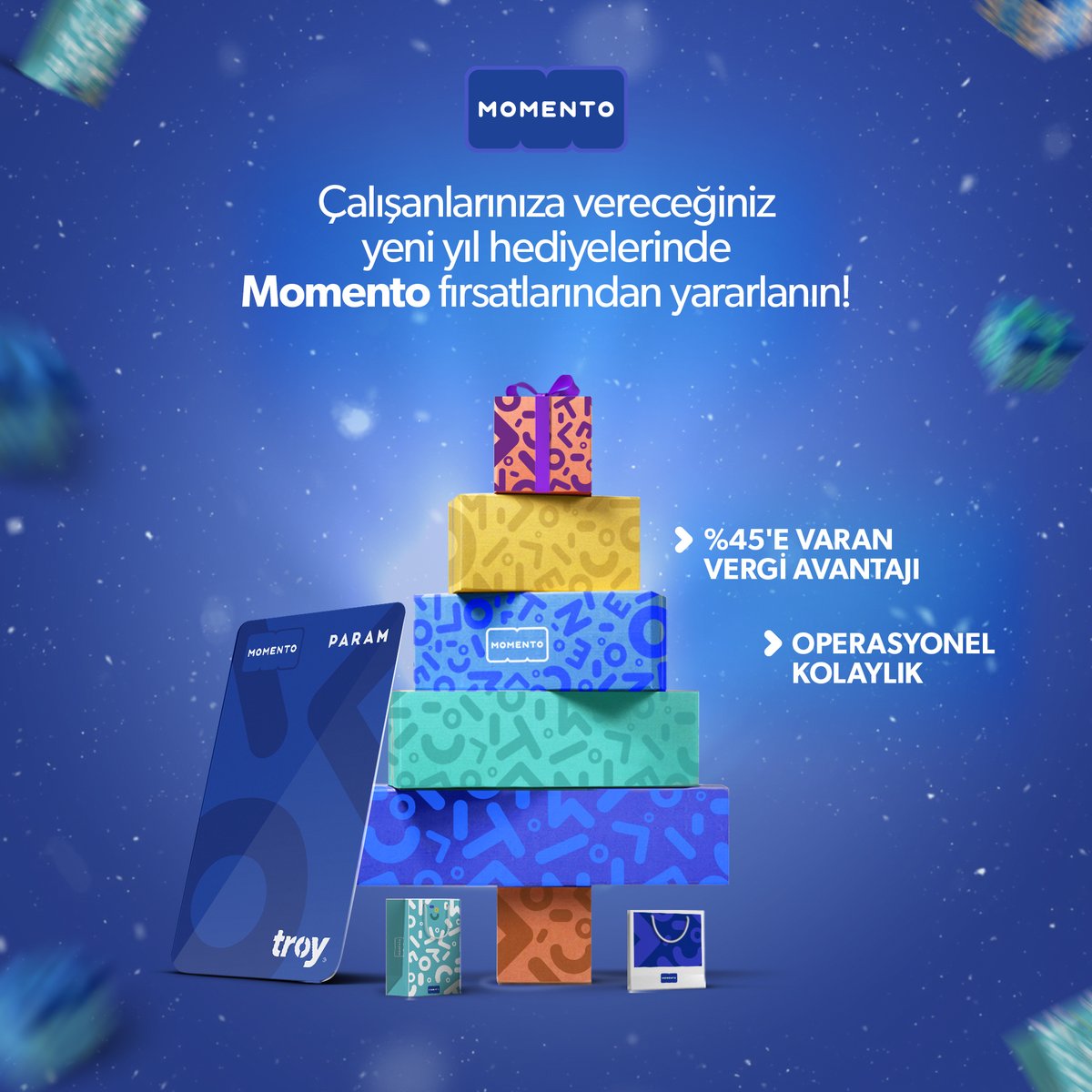 Çalışan ödüllendirme süreçlerinizde #Momento fırsatlarından yararlanmak için harekete geçin! 

💻 Operasyonel kolaylık,
🪙 %45’e varan vergi avantajı,
 ve daha fazlası!

Momentolu olmak için websitemizdeki formu doldurmanız yeterli! 📲


momento.com.tr