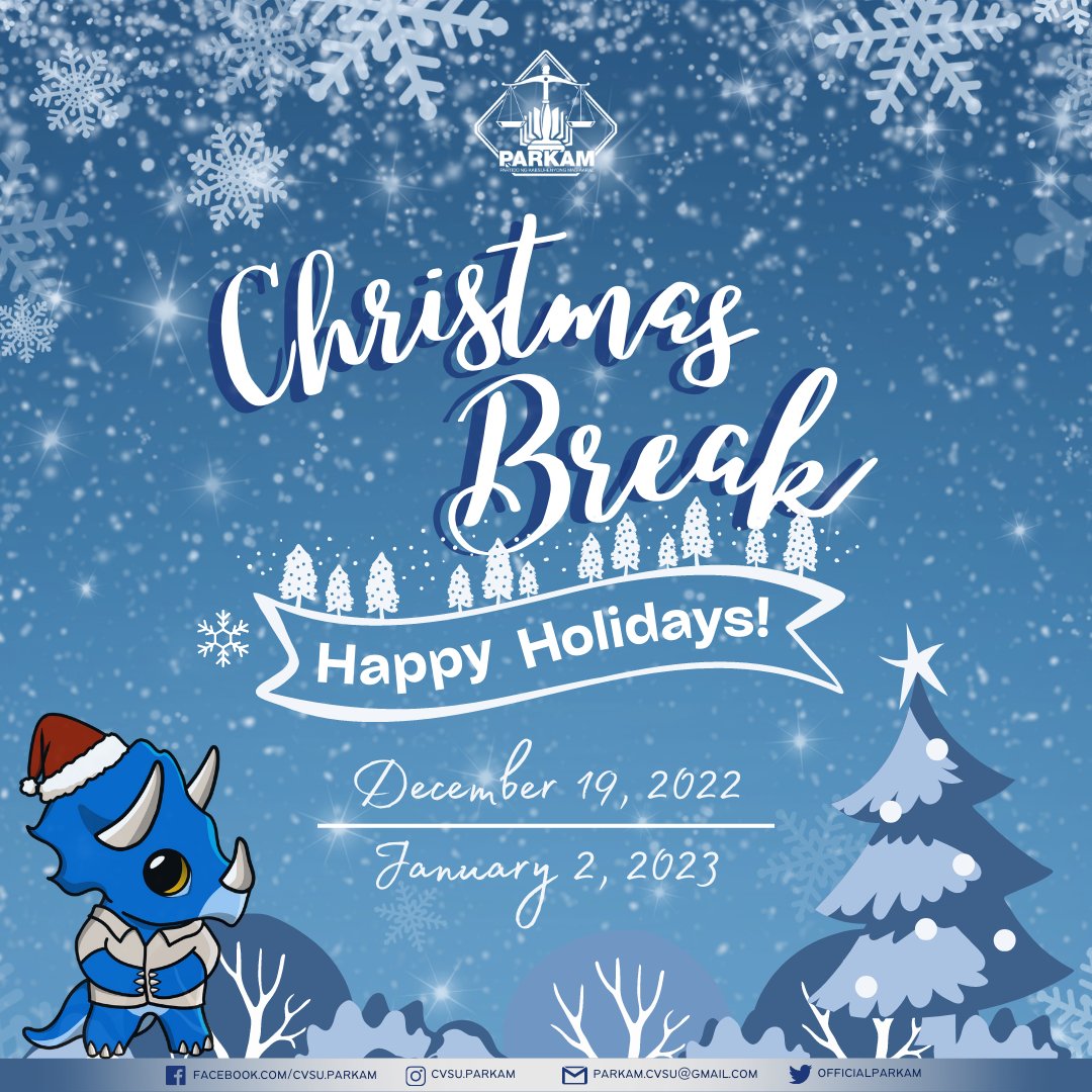 OfficialParkam's tweet photo. “'Tis the season to be jolly!”

It's that time of the year again, Kabsuhenyos! Christmas is near, let us spend this Christmas vacation with our family and friends filled with love and happiness. 

#PARKAM2022
#EhemploNgPagbabago https://t.co/yVAKDBFFuB