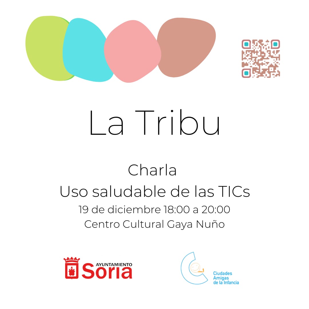 Hoy por la tarde imparto esta charla destinada a familias, docentes y otros agentes implicados con la educación. ¡Os espero!