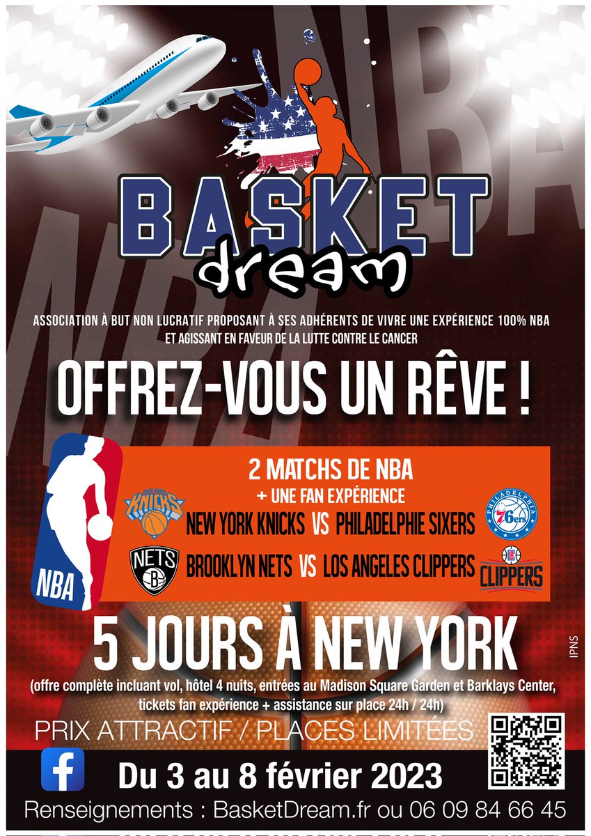 Lavenotmath's tweet photo. Envie de venir supporter les #Knicks et les #Nets , 2 dernieres places a prix sacrifié 1200 euros / personne tout inclus, contact.basketdream@gmail.com
@NY_Knicks_Fr @KnicksNationFr @nyknicks https://t.co/pfI5L8Ixrd