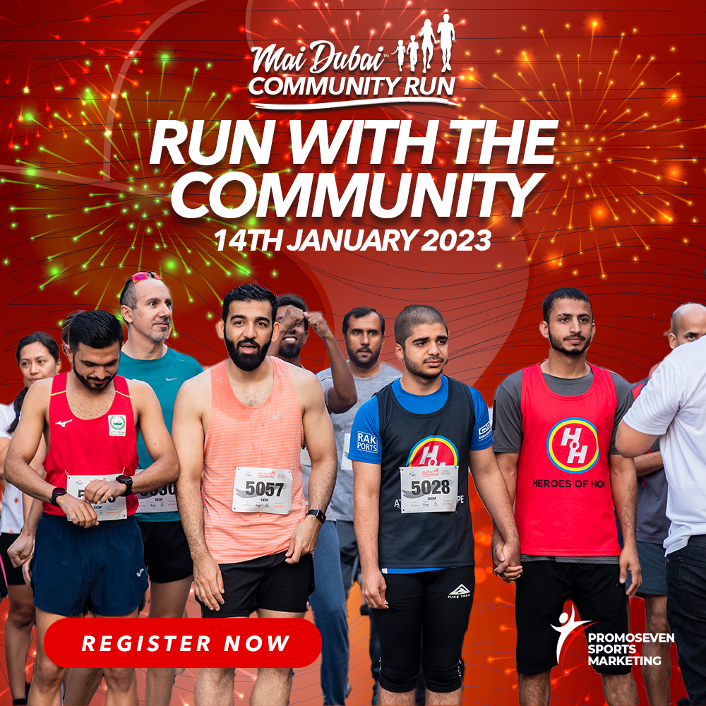 It's time to lace up those running shoes and head down to the Ripe Market on 14th January for the Mai Dubai Community Run! 👟🏃‍♀️

We can't wait to see you there! 🥳Hit up the link in our bio to register!