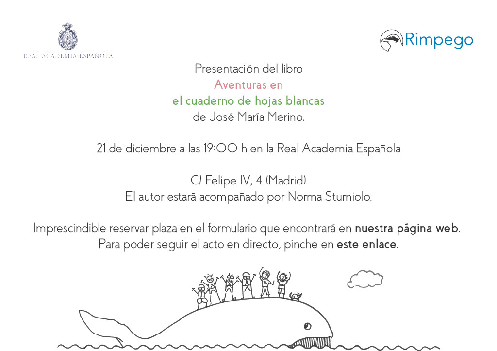ERimpego's tweet photo. Hoy en la Fundación Sierra-Pambley con dos académicos… El miércoles en la Real Academia Española con alguno más. Un autor como José María Merino merece nuestro afecto; y su obra, la más rotunda admiración.
#deeditorialrimpego; #azuleon; #cuadernohojasblancas; #josemariamerino; https://t.co/pIGAg9IARv