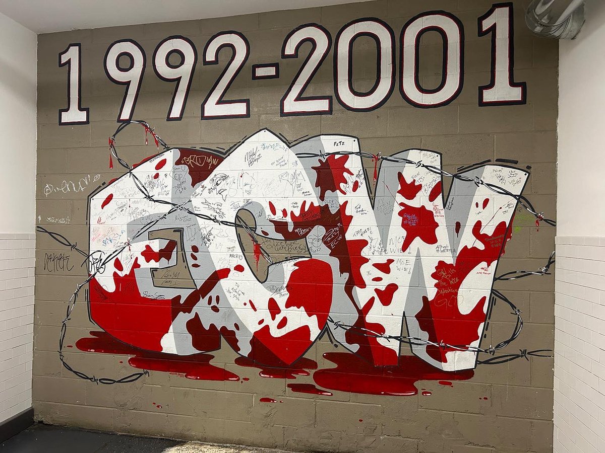 extremetimeline's tweet photo. This weekend was very, very special to me. Seeing #ECW originals in front of an ECW crowd in the birthplace of where it all started. #ForeverHardcore #WrestlingMecca #ECDub #BCW #BattlegroundChampionshipWrestling #BCDub https://t.co/61RPVEcyYQ