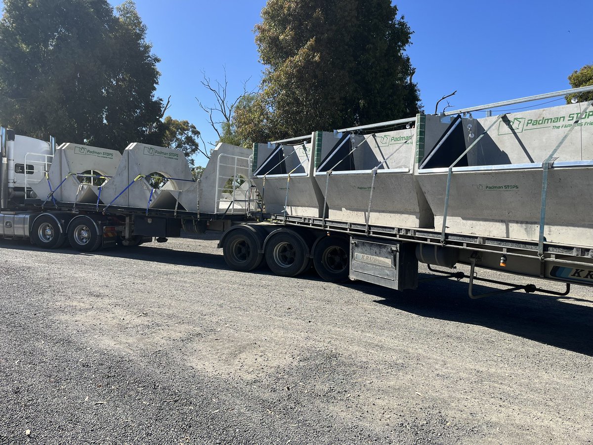 Australia’s preferred products for Siphon less irrigation! 7 RD trains out in one day not bad going🚚💪👏
Well done to the Padman crew
#bouttimeitbloodydriedup